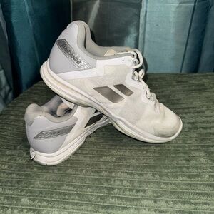 Babolat Women's Athletic Shoes - White and Gray